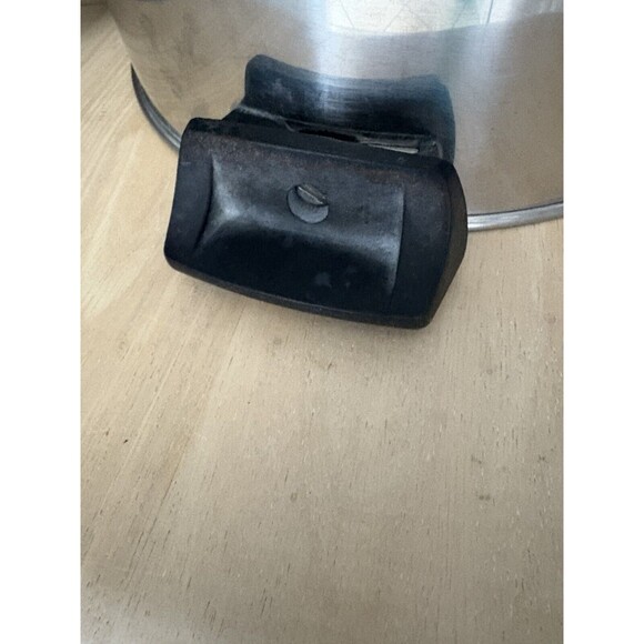 Vintage Revere Ware Copper Bottom 4 qt Pot Stainless Steel w/ Lid Clinton - Picture 15 of 16